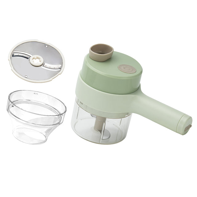 4 In 1 Electric Vegetable Cutter Set